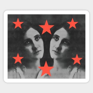 Stars for an actress of yesteryear Sticker